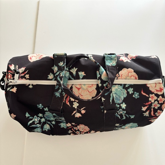 Herschel Supply Co Floral Duffel Bag Travel Gym Weekender Bag - Picture 5 of 9